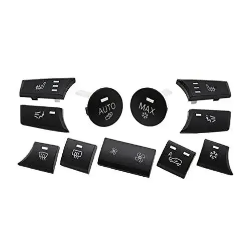 Dashboard Ac Air Fan Button Knob Set 64119310450 E70 CC-723 Compatible With Bmw X5 E70 X6 E71 2007-2013