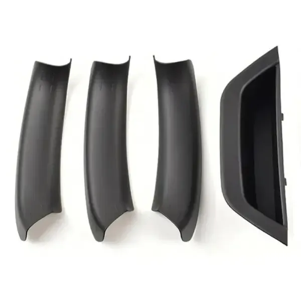 Inner Door Pull Handle Cover Frame Set 51419209216-3-q4 Black CC-5935 Compatible With Bmw X3 X4 F25 F26 2010-2017