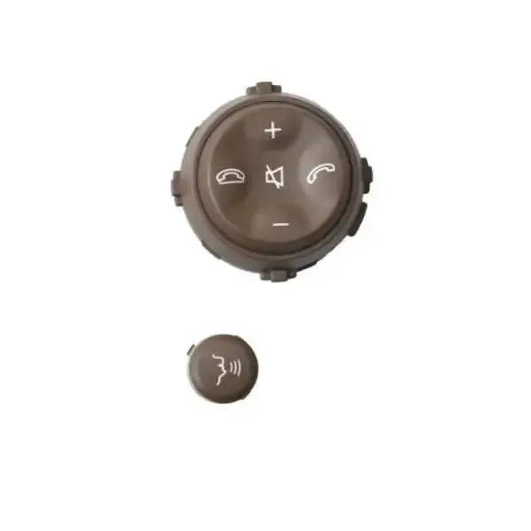 Steering Wheel Knob Button Brown 22182106518465r Right CC-2741 Compatible With Mercedes S Class W221 2006-2009