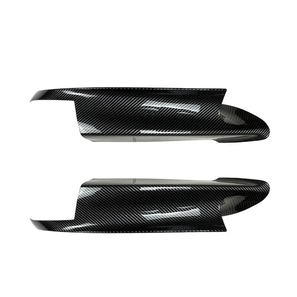M Sports Front Bumper Lip Splitter Skirts Canard Carbon Fiber Look Zst- 477 Cf CC-6059 Compatible With Bmw 3 Series E90 E91 E92 2007-2011