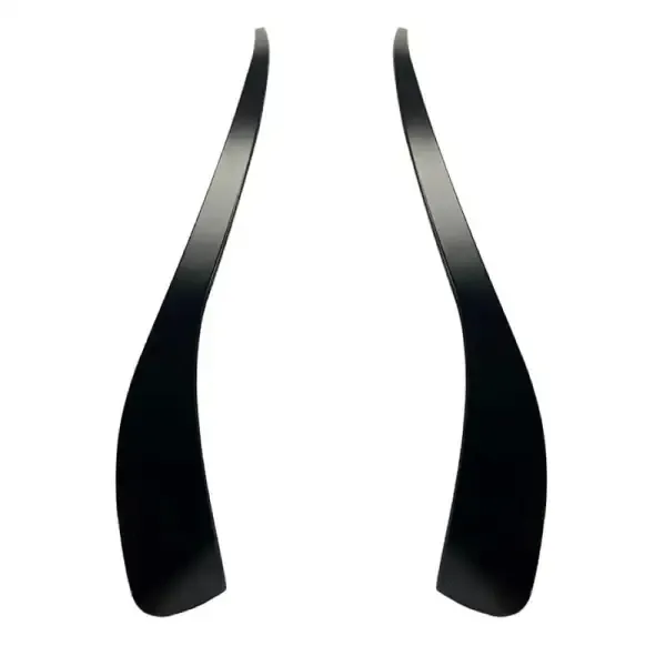 Amg Front Bumper Wind Flag Front Lip Skirts Splitter Zst-200 Matt Black CC-3833 Compatible With Mercedes Benz Cla Class W117 C117 2013-2015