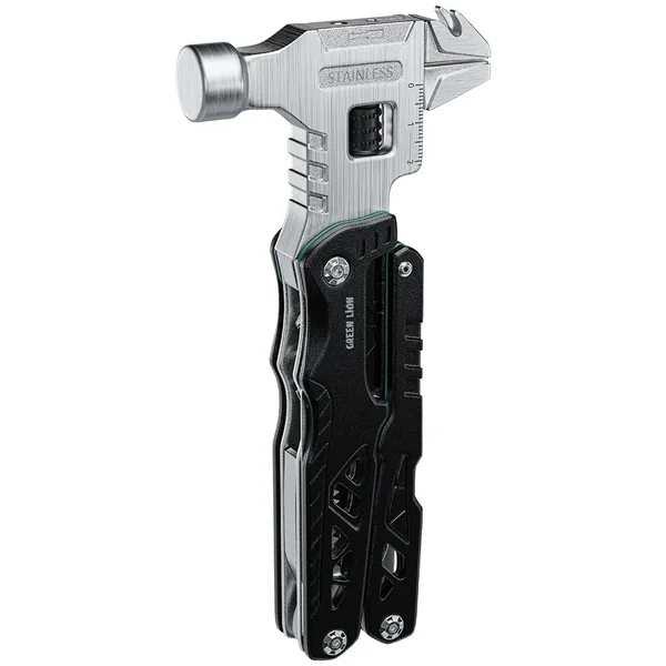 Green Lion 18-In-1 Multi-Tool Hammer - Black