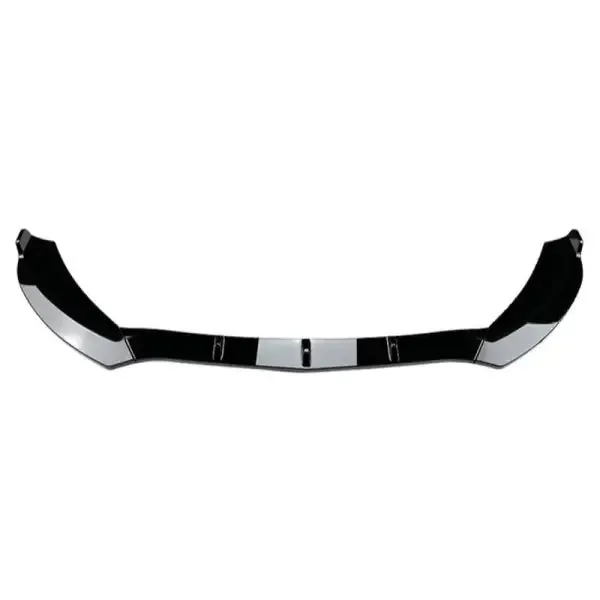 Amg Front Bumper Lip Splitter Skirts Flag Spoiler Zst-499 Gb Glossy Black CC-4228 Compatible With Mercedes C Class W205 2015-2018