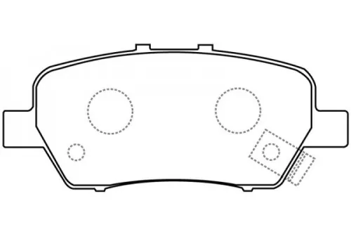 Honda Stream, Crossroad Rear Brake Pads