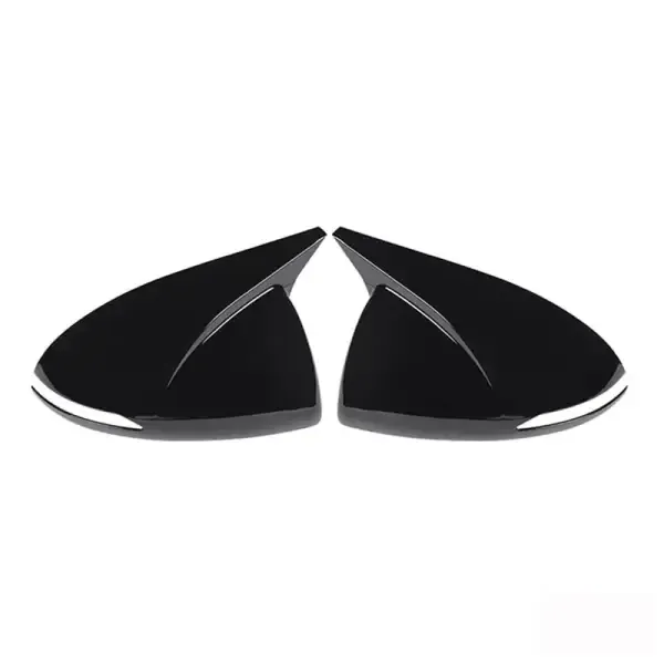 Side Mirror Cover Aerodynamic Glossy Black Elantra Mirror Cover 21 Glossy Black A CC-1997 Compatible With Hyundai Elantra 2021