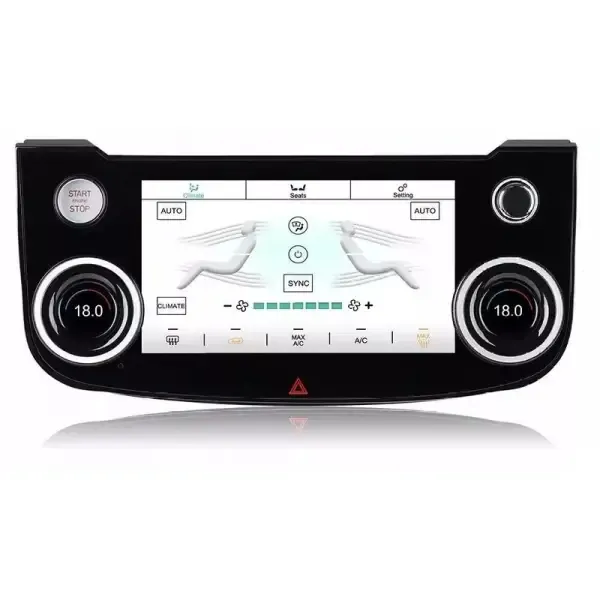 LCD Smart AC Climate Control Touch Screen Player CC-5888 Compatible With Jaguar F Pace 2016-2020 XF 2015-2019 XE 2015-2019