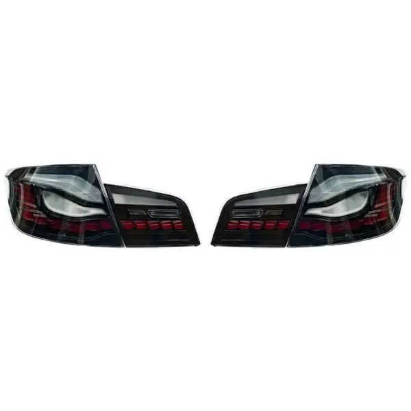 Rear Upgraded Tail Light Lamp Xenon Taillight Retrofit Upgrade Modified Led Drl Hid Gtr Smoke CC-5743 Compatible With Bmw 5 Series F10 F18 2010-2017