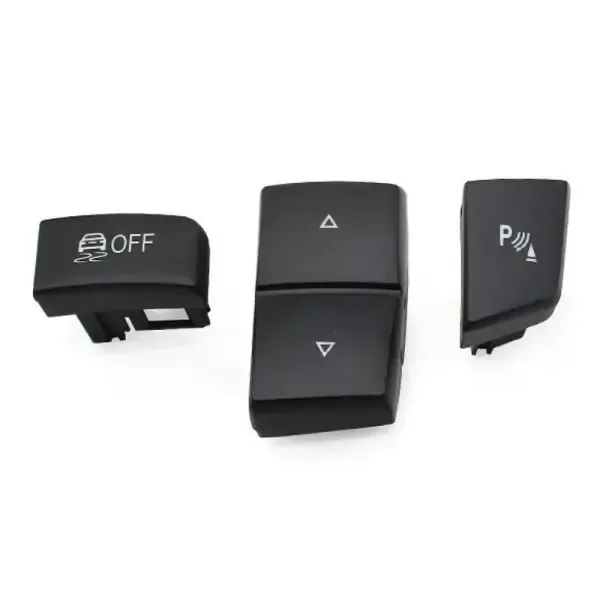 Console Antislip Switch Sport Mode Buttons Radar Sensor Button Cover 61319202952 CC-3673 Compatible With BMW 5 Series F10 2010-2017 6 Series F06 F12 12-19 X3 F25 2009-2017 X4 F26 13-18