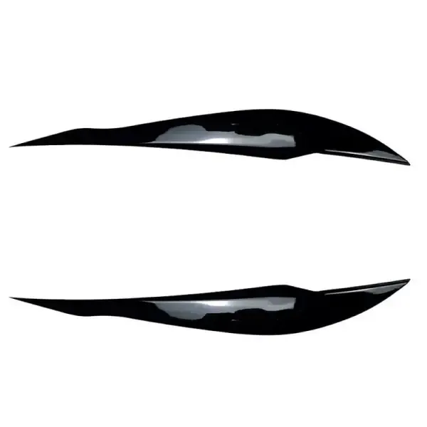 Headlight Eyebrow Lip Splitter Spoiler Flag Skirts Zst-321 Gb Glossy Black CC-3989 Compatible With Bmw 3 Series F30 2012-2018
