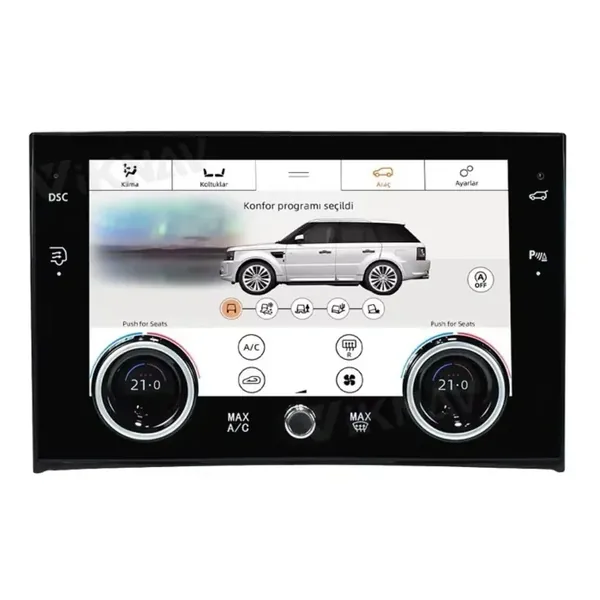 Android Multimedia Infotainment Touchscreen Ac Screen Panel Climate Control 10 Inch CC-7961 Compatible With Land Range Rover Rr Vogue V8 L322 2002-2012