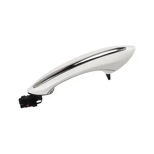 Door Handle Outer Outside White Left CC-1360 Compatible With BMW 5 Series 5 Series F10 F07 2011-2017 6 Series F06 2011-2015 7 Series F02 2009-2015 X5x6 F15 F16 2014-2018
