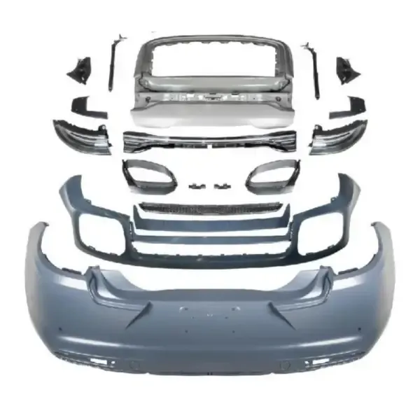 Upgrade Facelift Bumper Bodykit Conver To 971.2 2021-2023 Rear CC-5598 Compatible With Porsche Panamera 970.1 2010-2013