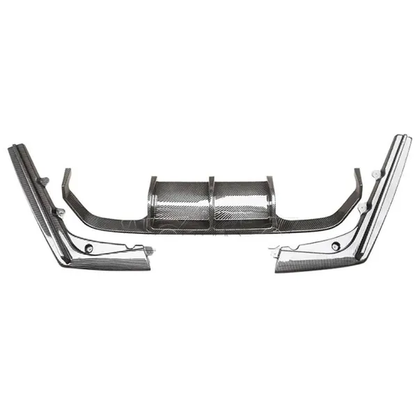 Rear Bumper After Lip Splitter Skirts Diffuser Ak Style Ar-bm-0180 Glossy Black CC-8286 Compatible With BMW 3 Series F80 F82 M3 M4 2012-2018