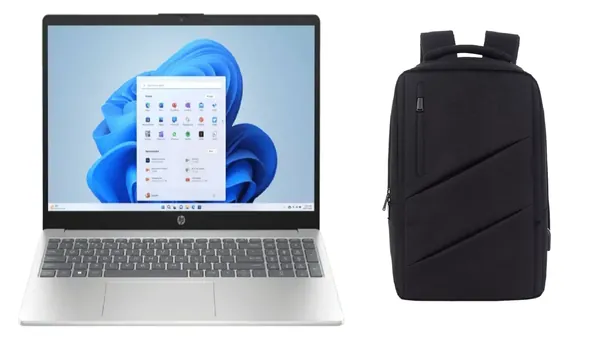 HP Notebook 15 AMD Ryzen 7 7730U03 IPS 32GB RAM/4TB SSD Laptop + CS Bag