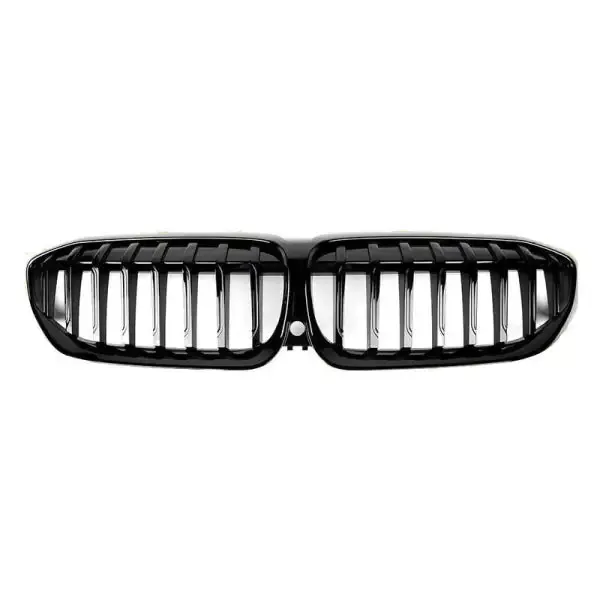 Front Bumper Show Grill Glossy Black Single CC-3082 Compatible With Bmw 3 Series G20 2019-2022