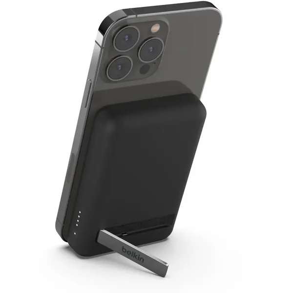 Belkin BoostUp Charge Magnetic Wireless Power Bank 5K + Stand (Black)