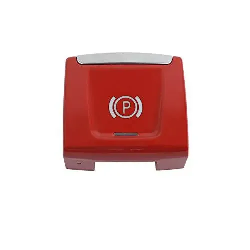 Parking Break Switch Cover Red 61316822523-1 CC-2168 Compatible With BMW X1 F48 2016-2020