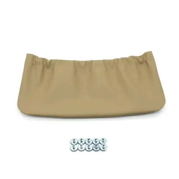 Seat Back Panel Leather Backrest Storage Pocket Cover Trim 21191065398m26 Yellow CC-5903 Compatible With Mercedes E Class W211 2005-2008