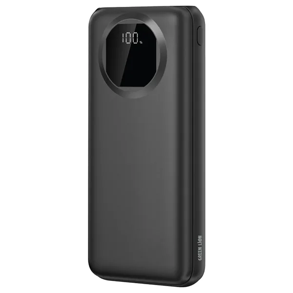 Green Lion Nairo 20000mAh Power Bank - Black