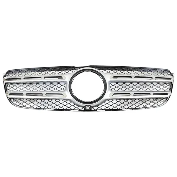 Upgrade Front Bumper Amg63 Show Grill X166-013 Amg Black CC-9623 Compatible With Mercedes Benz Gls W166 X166 2016-2019