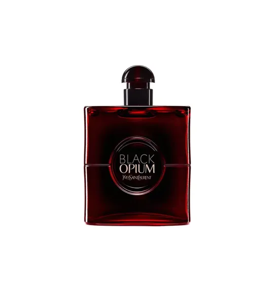 YSL Black Opium Over Red Eau de Parfum A thrilling sweet perfume. Juicy cherry with black coffee & a vanilla infusion 90ml.