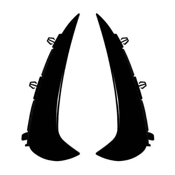 Rear Bumper Lip Splitter Skirts Flag Spoiler Zst-466 Gb Glossy Black CC-4424 Compatible With Mercedes Glc W254 X254 2023+ Amg