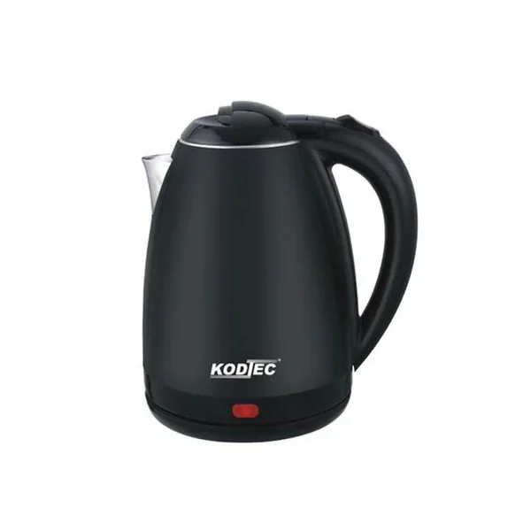 Kodtec Electric Kettle Jug 1.8L 1500W with Plastic Cover Black KT-6018b