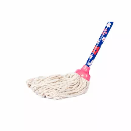 TBP Cotton Mop with Handle, Plastic Socket 160g 1834 Pack of 48