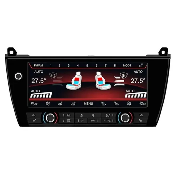 Android Ac Panel Digital Touch Screen Climate Knobs Control Lcd Display Air Conditioning Board 8.8 Inch CC-8487 Compatible With Bmw 5 Series F10 2010-2017