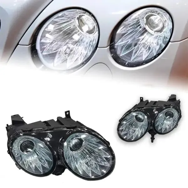 LED Headlights Flying Spur DRL Signal Projector Lens Auto Compatible With Bentley Continental 2004-2012