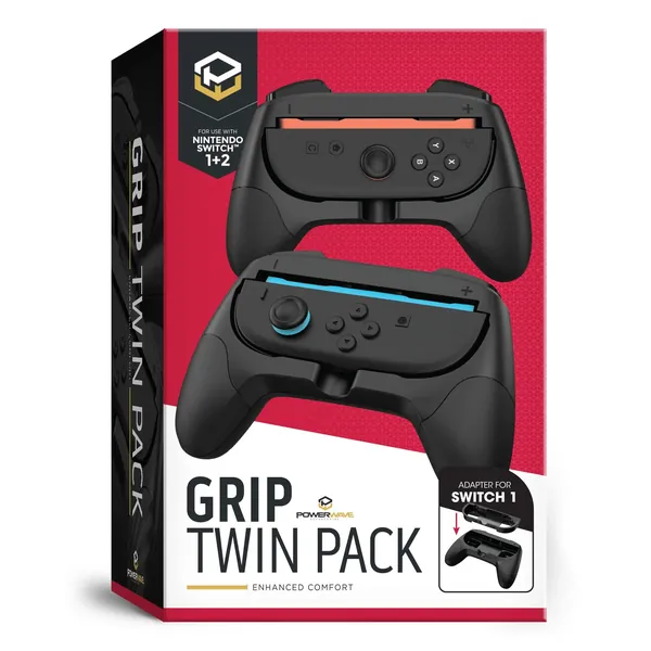 Powerwave Grip Twin Pack for Nintendo Switch 1 and Switch 2 
