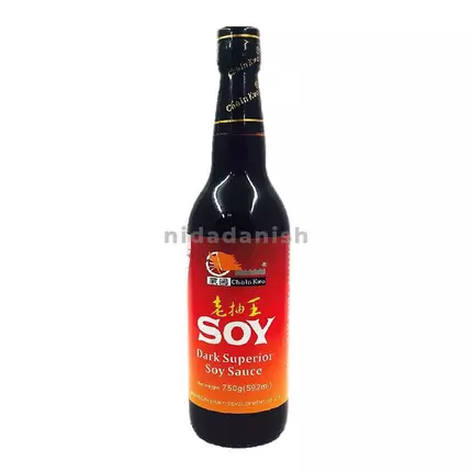 Chain Kwo Dark Superior Soya Sauce 623ml (Pack of 2)