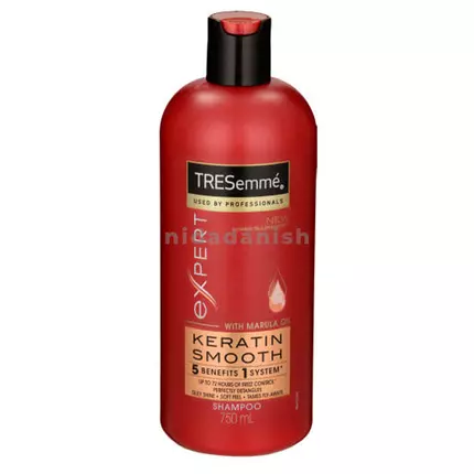 TRESemmé Shampoo 750ml Expert Selection Keratin Smooth Pack of 4
