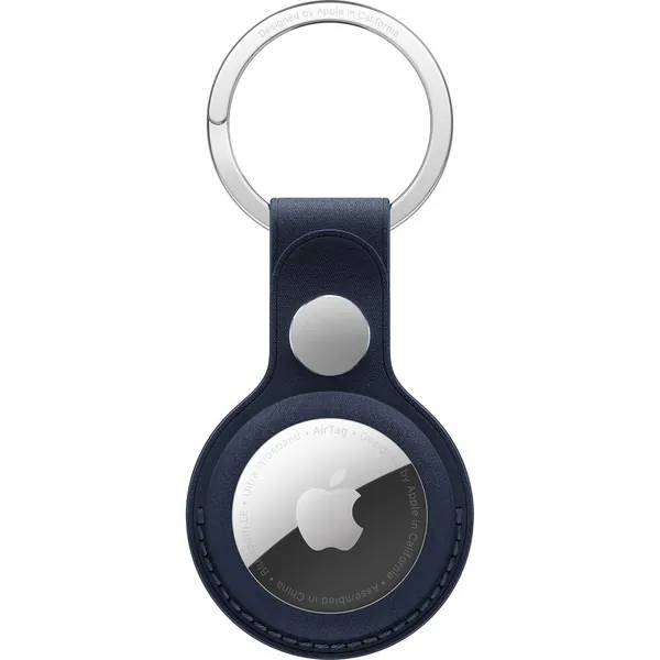 Apple AirTag FineWoven Key Ring (Deep Blue)