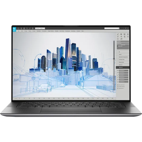 Dell Precision 5550 Intel i7 Mobile Workstation Laptop with GPU (Refurb)