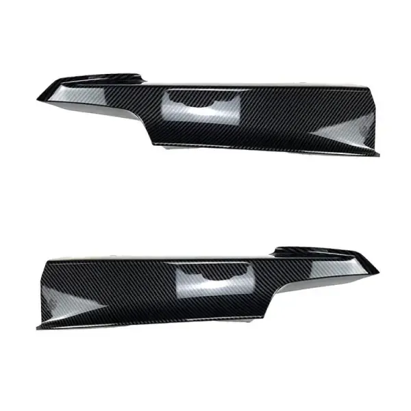 M Tech Front Bumper Lip Splitter Spoiler Flag Skirts Low Zst-322 Cf Carbon Fiber Look CC-3994 Compatible With Bmw 3 Series F30 2012-2018