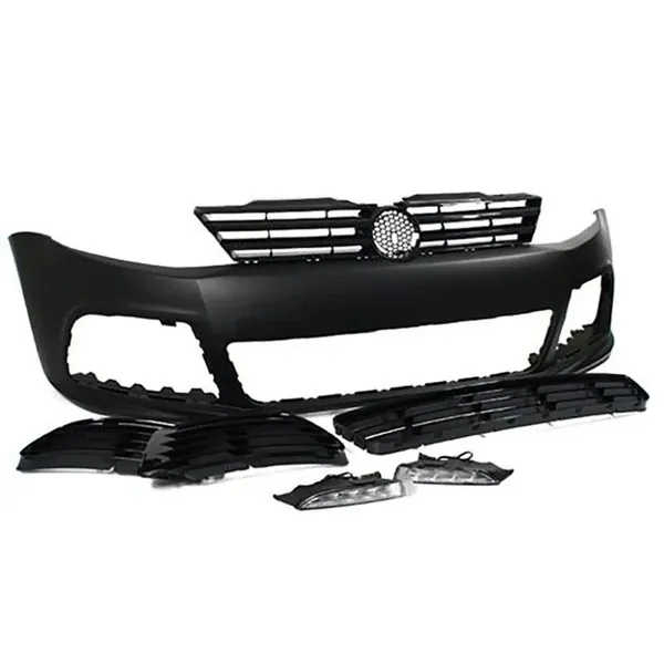 Upgrade Facelift Convert R Line Style Front Bumper Bodykit CC-7233 Compatible With Vw Volkswagen Jetta Mk6 2012-2014