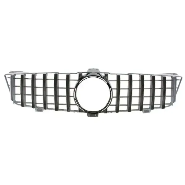 Front Bumper Show Grill Gtr Black CC-3149 Compatible With Mercedes Cls Class W219 2008-2011