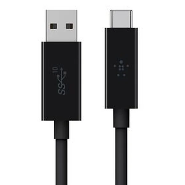 Belkin 3.1 USB-A to USB-C Cable (USB-C Cable) 3.3ft/1m length, 10Gbps transfer rate & 3A charging output.
