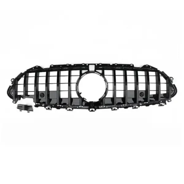 Front Bumper Show Grill Gtr Black Us CC-3153 Compatible With Mercedes Cls Class 257 2019+