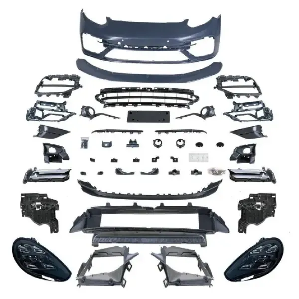 Upgrade Facelift Bumper Bodykit Conver To 971.2 2021-2023 Turbo S CC-5604 Compatible With Porsche Panamera 970.2 2014-2016