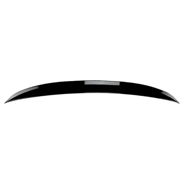 Rear Roof Trunk Mid Wing Lip Splitter Skirts Flag Spoiler Zst-481 Gb Glossy Black CC-4385 Compatible With Mercedes Ml Gle W166 2012-2018