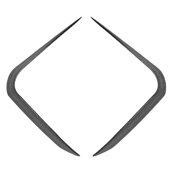 Front Bumper Lip Splitter Skirts Canard Flag Zst-468 Gb Carbon Fiber Look Zst-694 Cf CC-6100 Compatible With BMW X5 G05 LCI 2023 M Sports