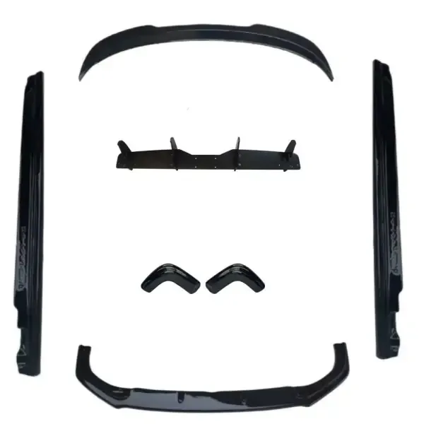 Maxton Style Bodykit Front Rear Lip Splitter Skirts Spoiler Diffuser Maxton Style CC-5196 Compatible With Maruti Suzuki Swift 2018-2023