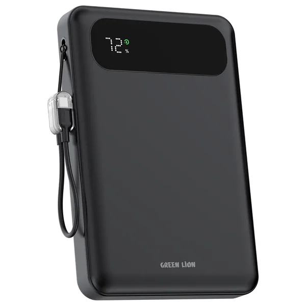 Green Lion Toledo 10000mAh Power Bank PD 20W  - Black