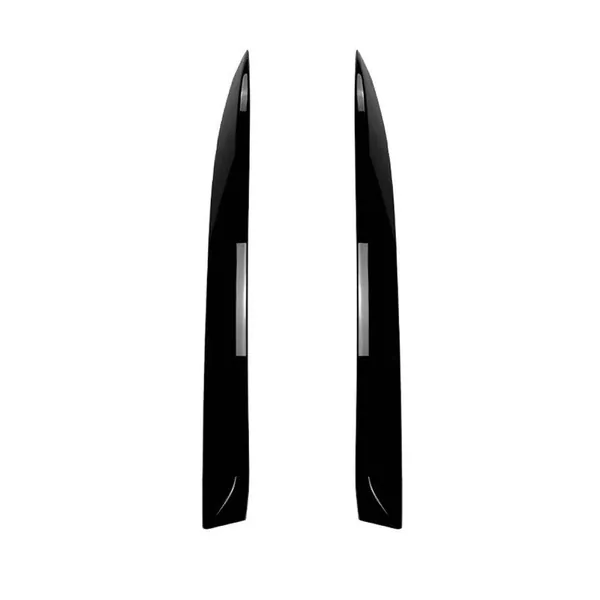 Rear Side Spoiler Splitter Skirts Canard Flag Glossy Black Zst-881 Gb CC-6103 Compatible With Bmw X6 E71 2007-2014
