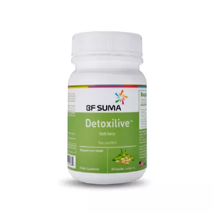 BF Suma Detoxilive Capsules 60/Bottle for Cardiovascular Health, Maintains Cholesterol, Weight Loss, Recovery of Cell, Reducing Diabetes AP097E