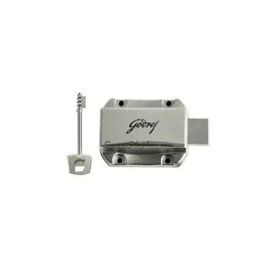 Godrej Supernova Wardrobe Furniture Lock for Panel Thickness, for Wardrobes, Cupboards, Cabinet Furniture, Jewelry Box and Cash Boxes Steel Nickel Plated 35mm 7651