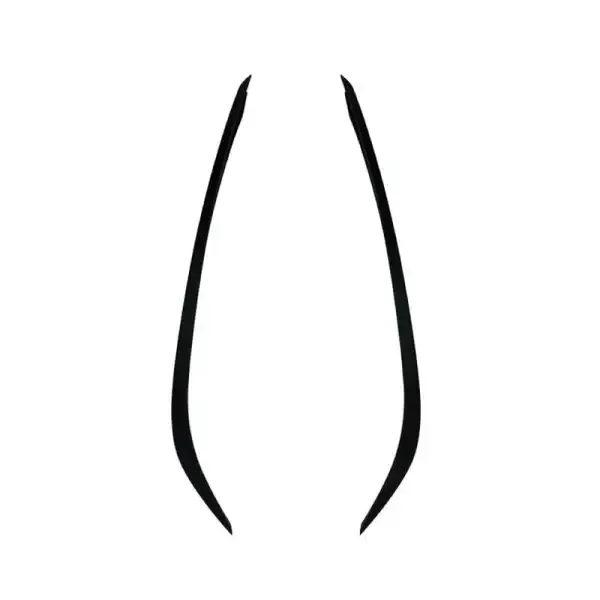 Amg Front Bumper Wind Flag Front Lip Skirts Splitter Zst-242 Carbon Fiber Look CC-3836 Compatible With Mercedes Benz Cla Class W117 C117 2013-2015