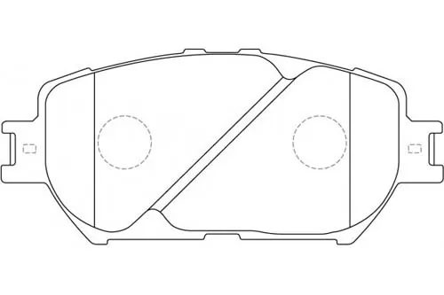 Toyota Isis, Crown Athlete, Mark X, Wish Front Brake Pads